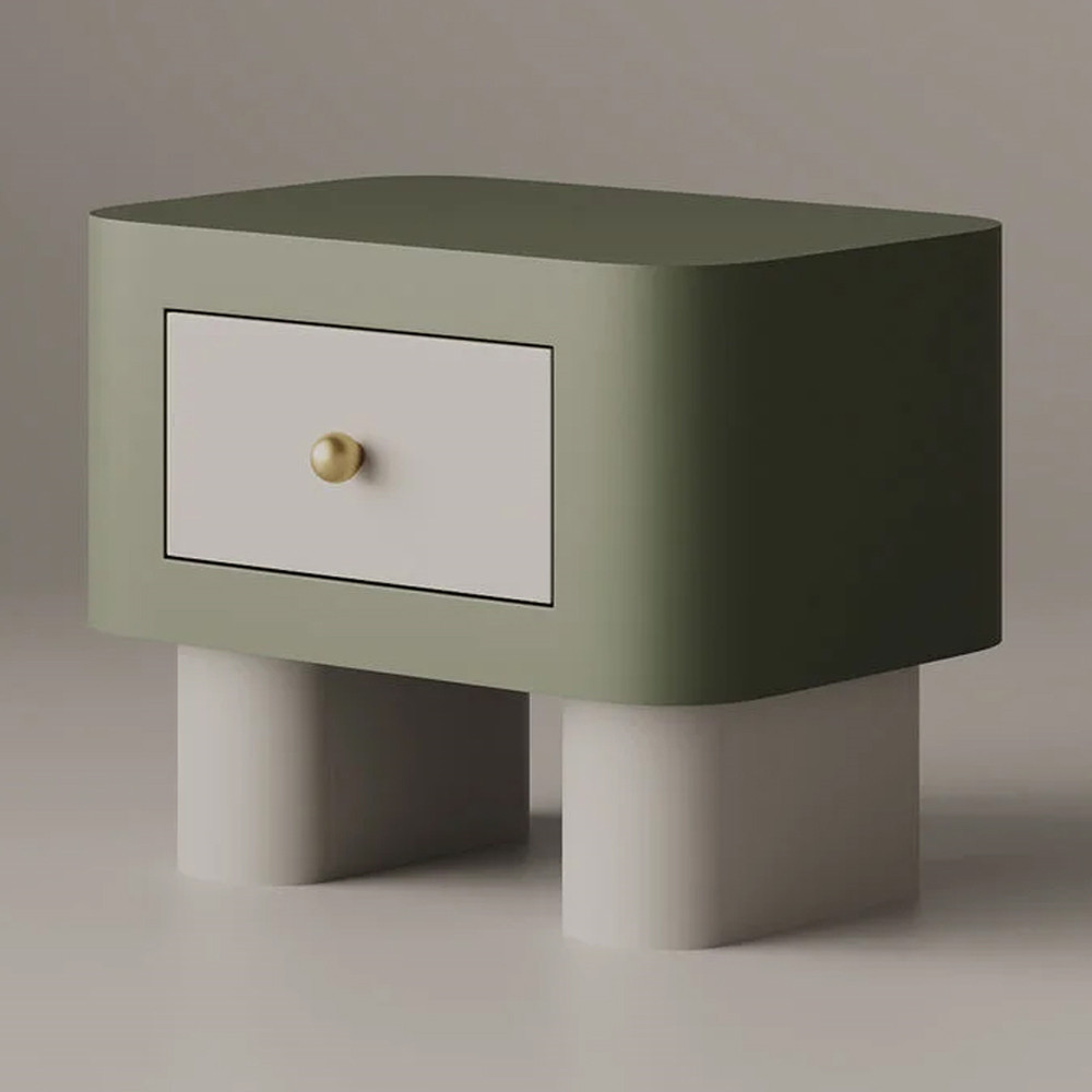 Тумба с ящиком Ethereal Зеленая