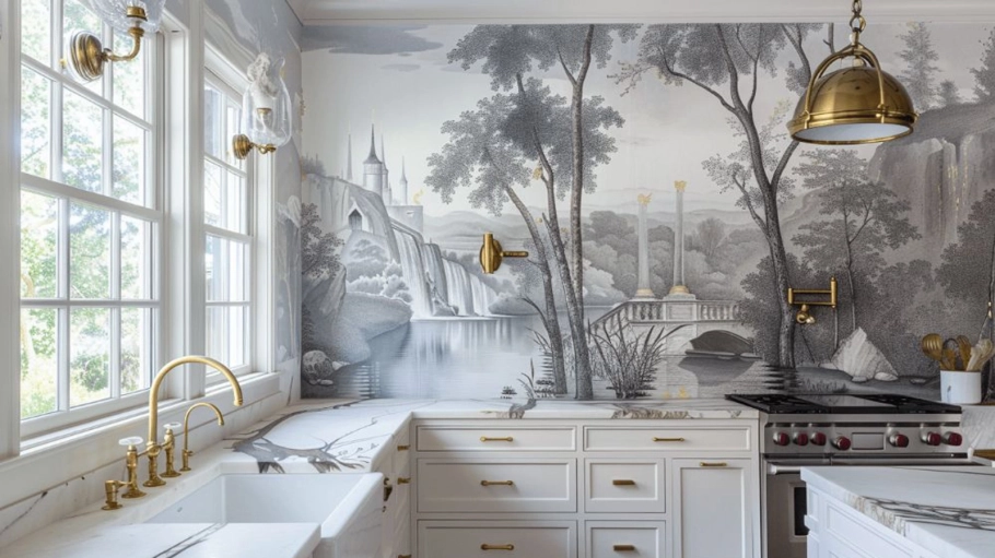 Какие обои выбрать для кухни: советы и рекомендации дизайнеров