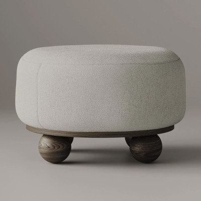 Пуф  на круглых ножках Form of Inspiration