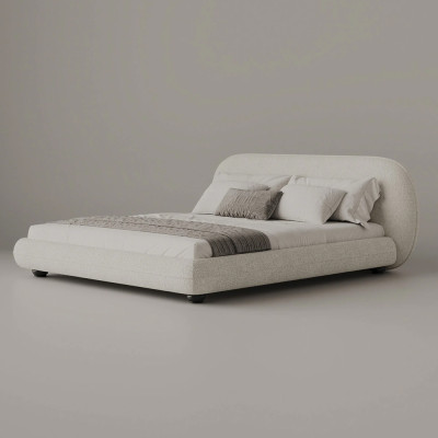 Кровать с мягким изголовьем Form of Inspiration