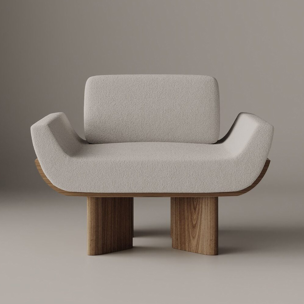 Кресло Recliner Solid Frame