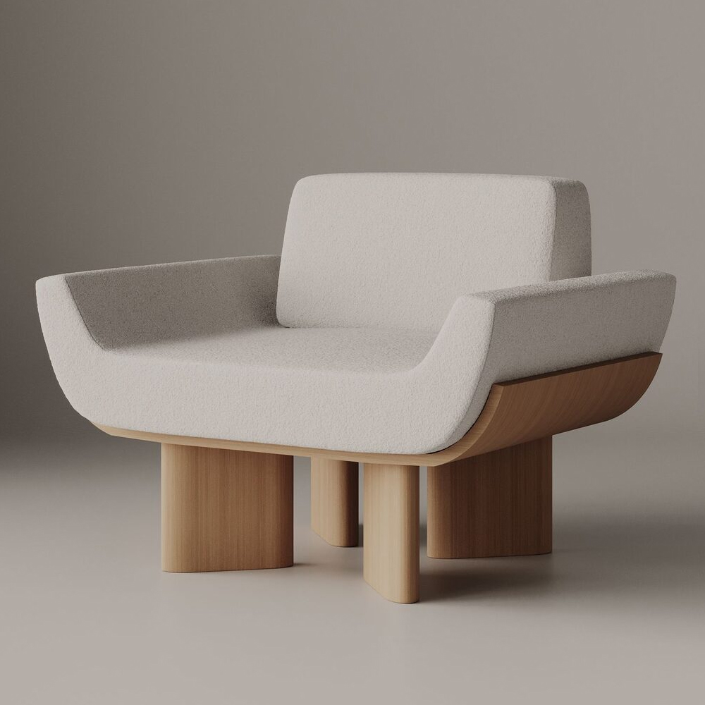Кресло Recliner Solid Frame