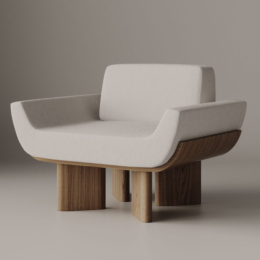 Кресло Recliner Solid Frame