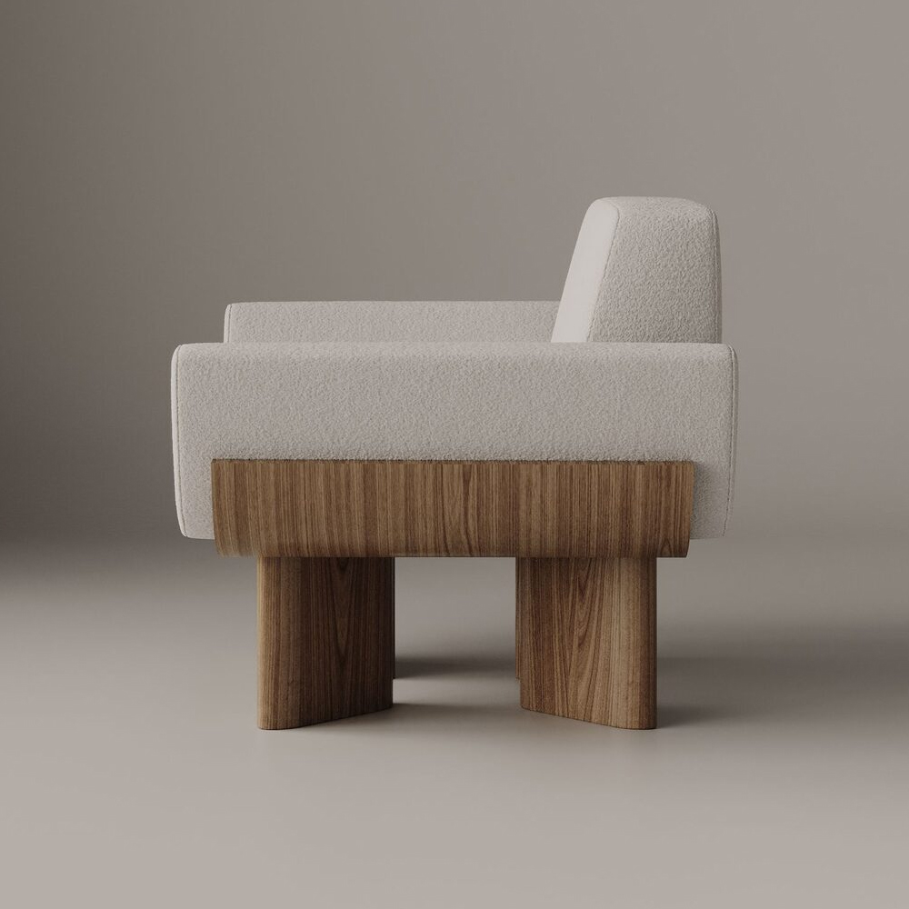 Кресло Recliner Solid Frame