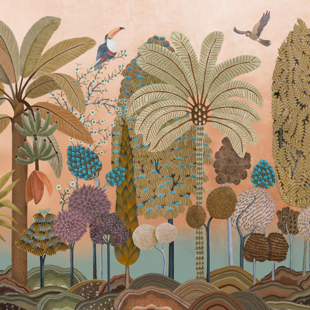 Обои Oasis Evening ручная роспись