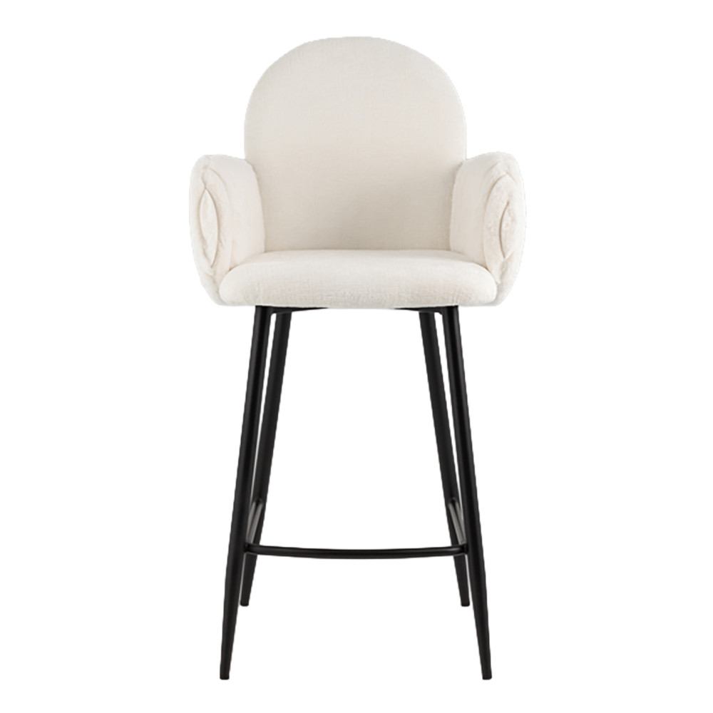 Барный стул Wide Velvet Bar stool Белый