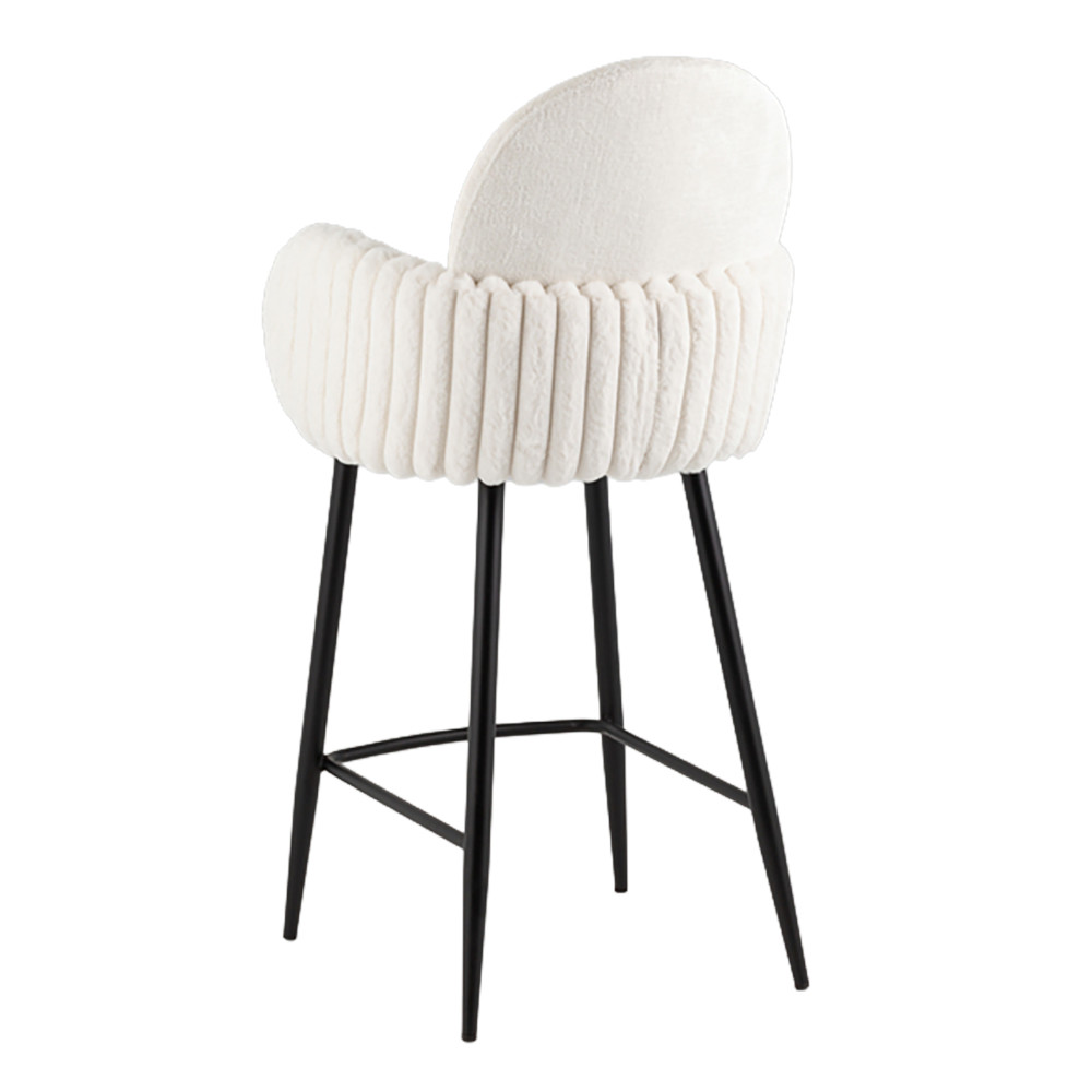 Барный стул Wide Velvet Bar stool Белый