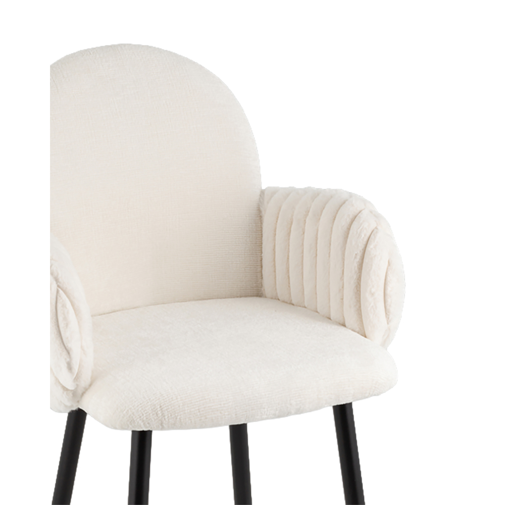Барный стул Wide Velvet Bar stool Белый