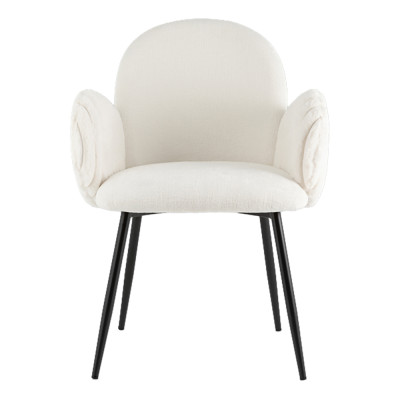 Стул Wide Velvet chair Белый