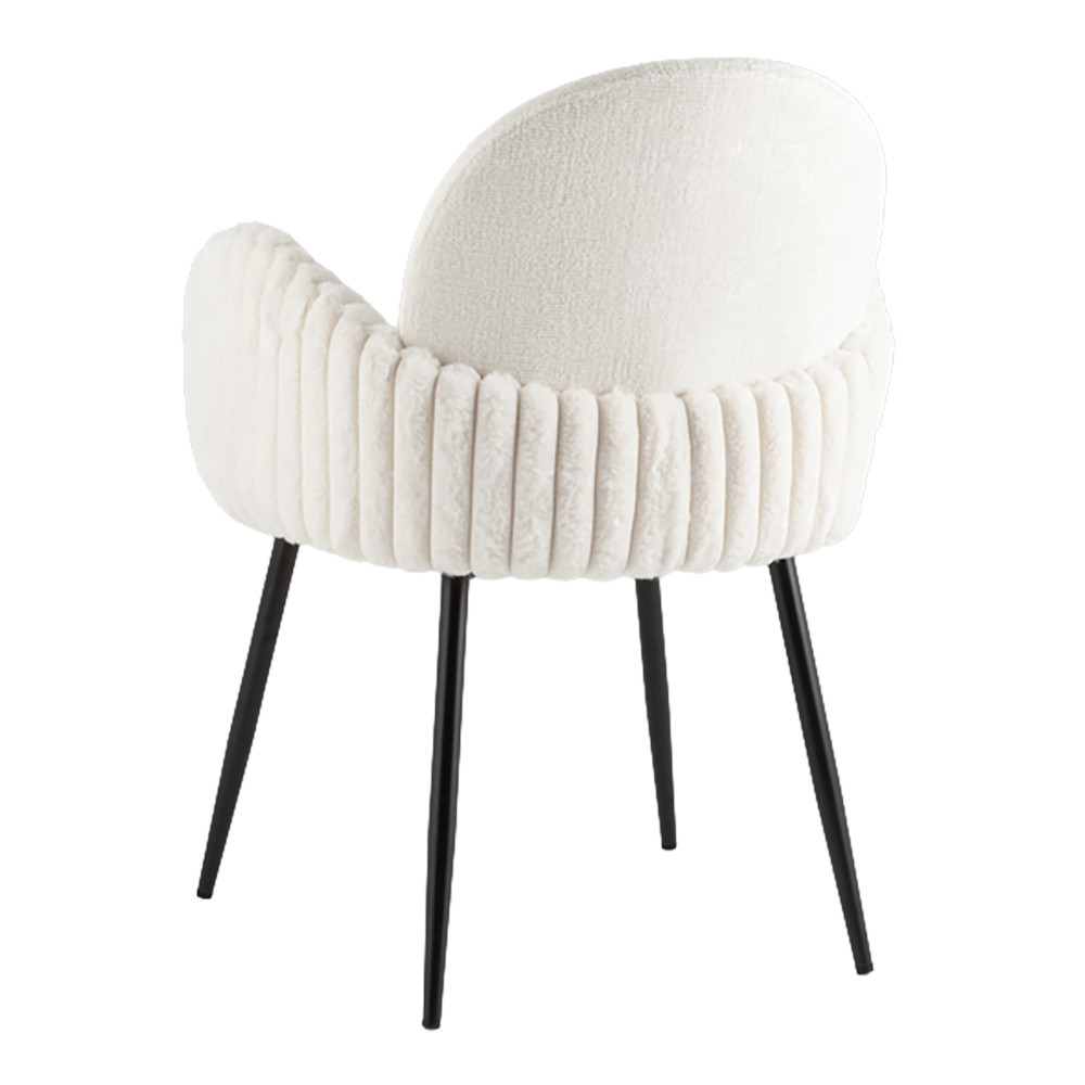 Стул Wide Velvet chair Белый