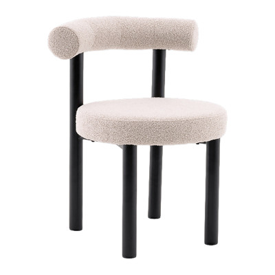 Стул Pierres Boucle Chair Бежевое букле