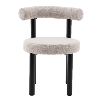 Стул Pierres Boucle Chair Бежевое букле