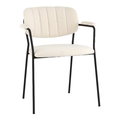 Стул Zeo Chair White с подлокотниками