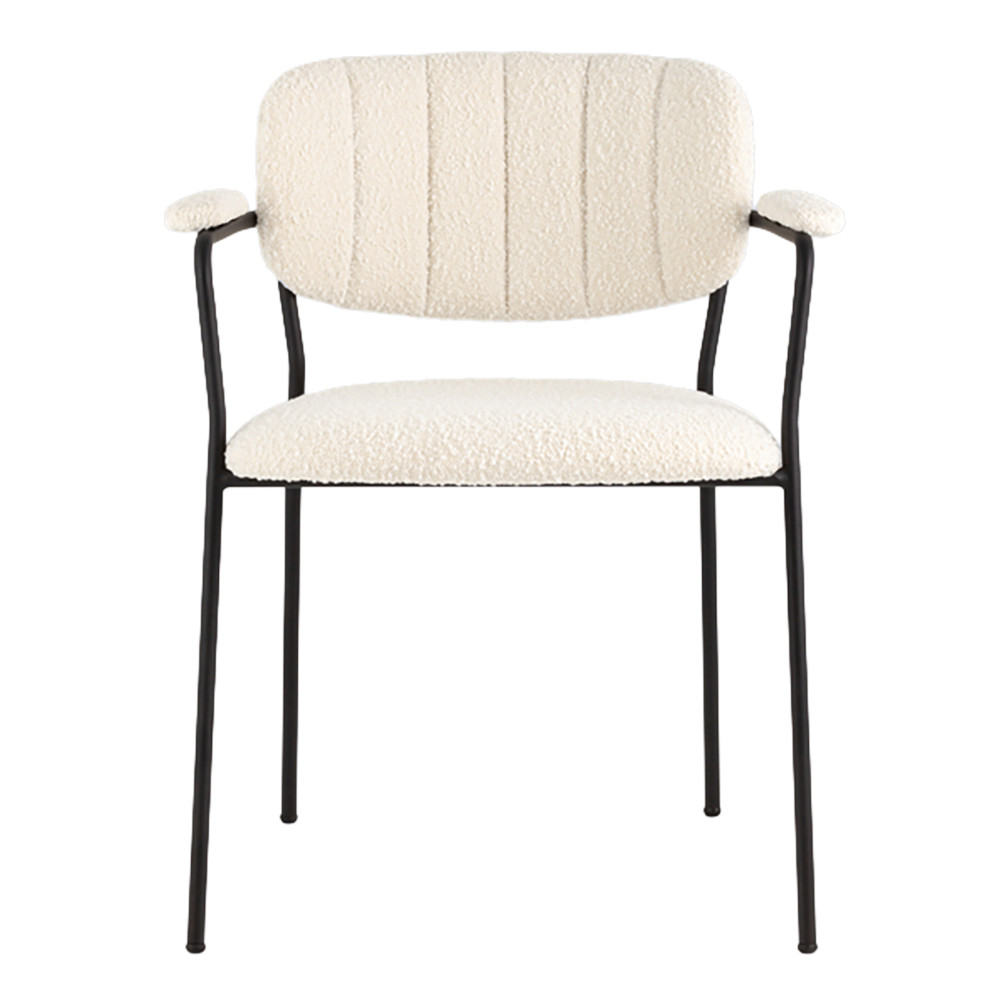 Стул Zeo Chair White с подлокотниками