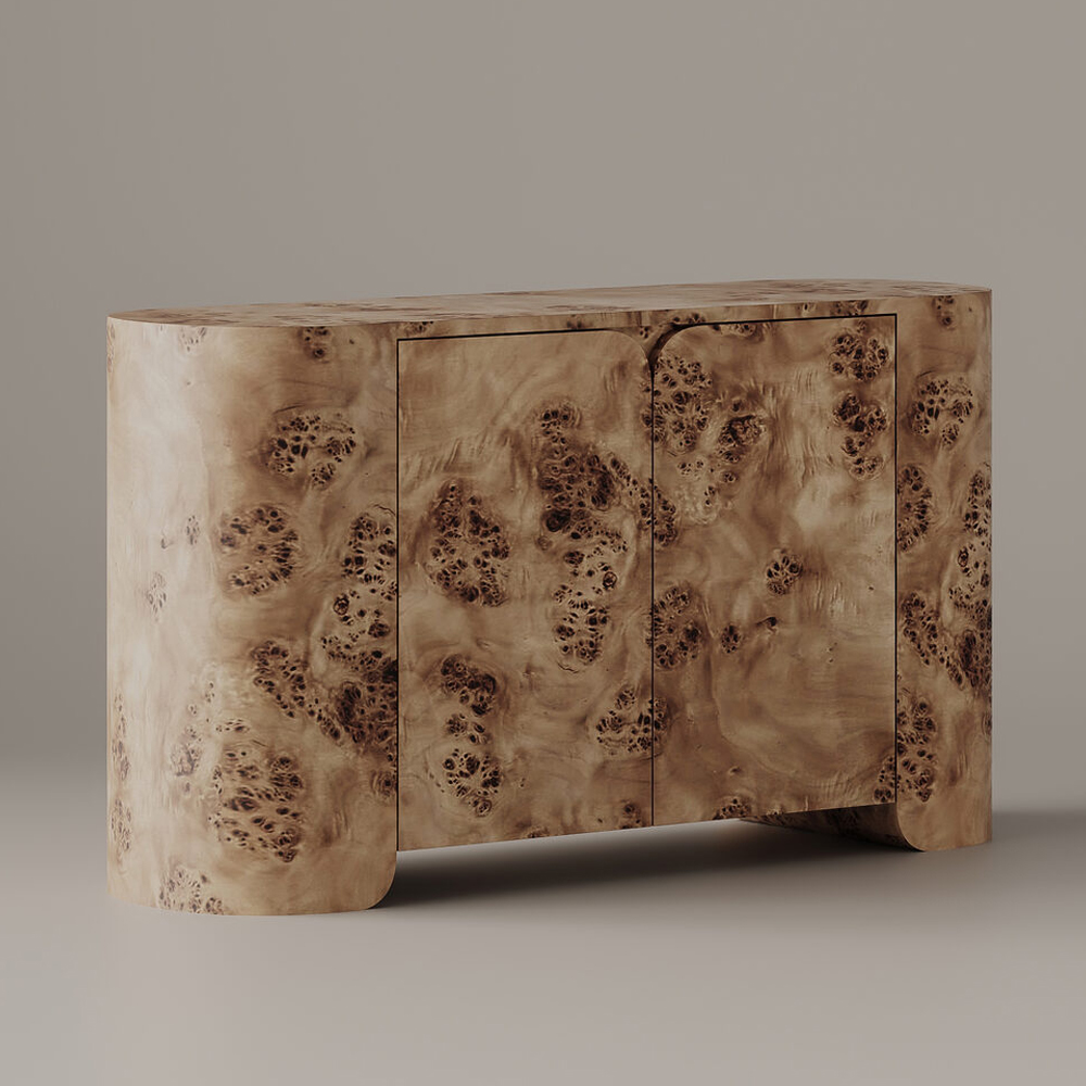 Комод овальный Chest of Drawers Poplar Root