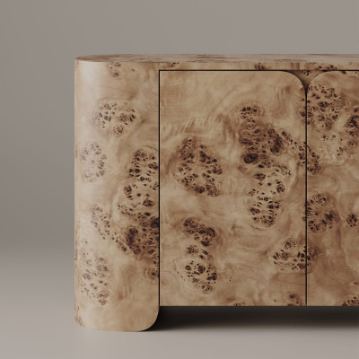 Комод овальный Chest of Drawers Poplar Root
