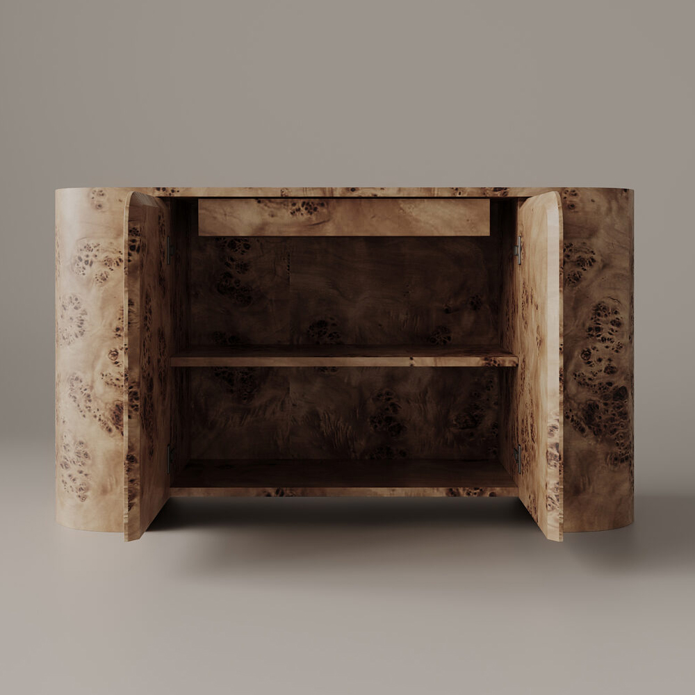 Комод овальный Chest of Drawers Poplar Root
