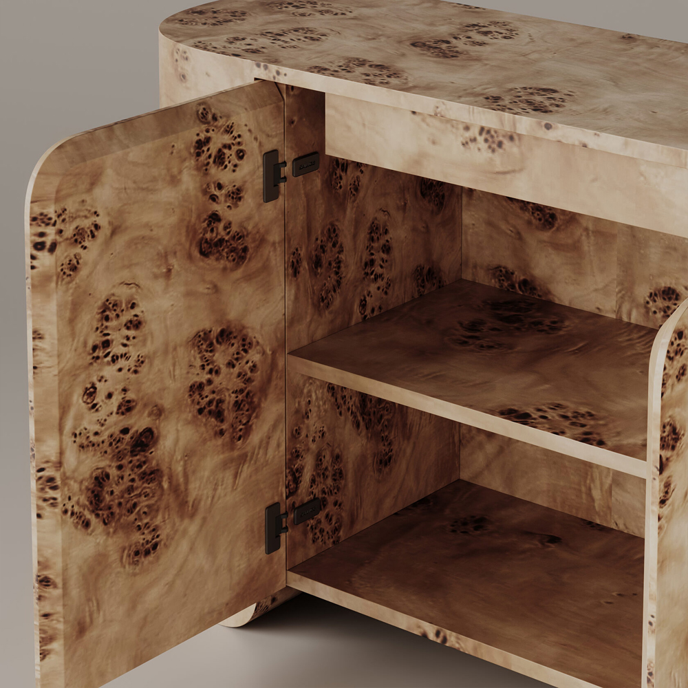 Комод овальный Chest of Drawers Poplar Root