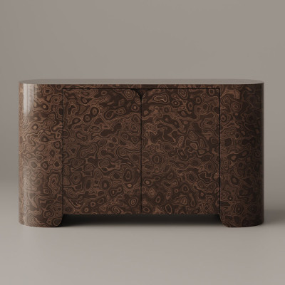 Комод овальный Chest of Drawers Exotic