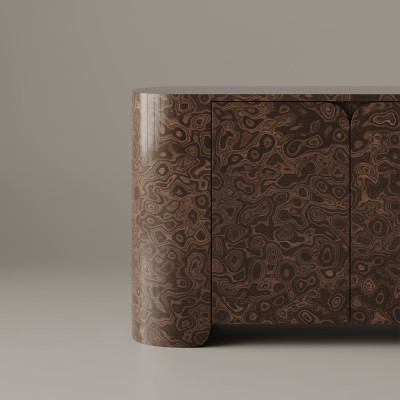 Комод овальный Chest of Drawers Exotic