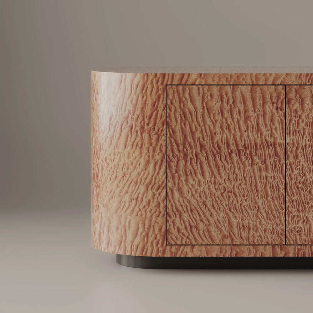 Большая овальная тумба Volumetric Pedestal of Fluidity