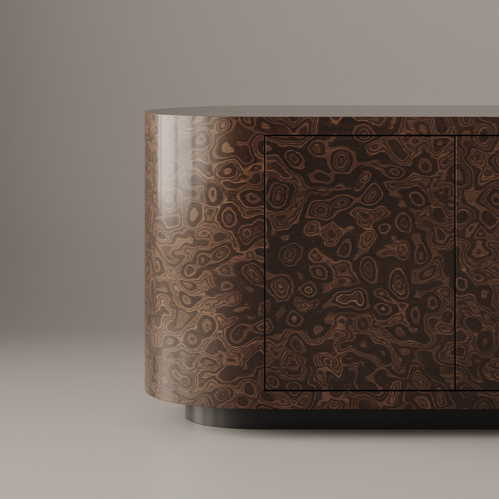 Большая овальная тумба Volumetric Pedestal of Exotic