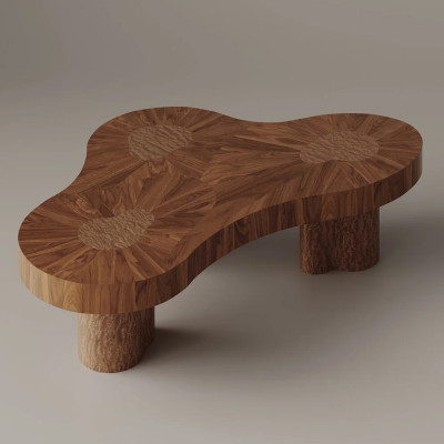 Журнальный стол с ассиметричной столешницей Eastward Grounds