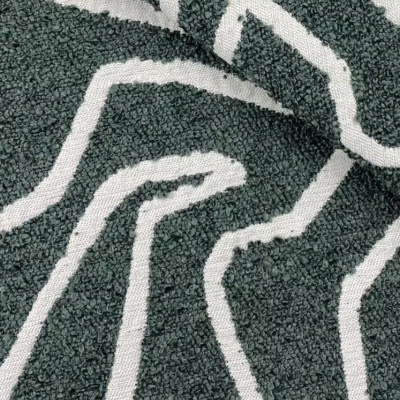 Ткань Букле Zigzag Sage Fabric N 2-1692