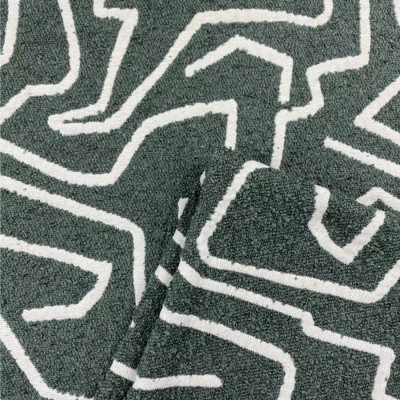 Ткань Букле Zigzag Sage Fabric N 2-1692