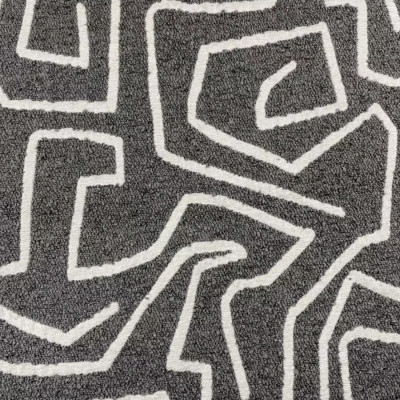 Ткань Букле Zigzag Grey Fabric N 2-2067