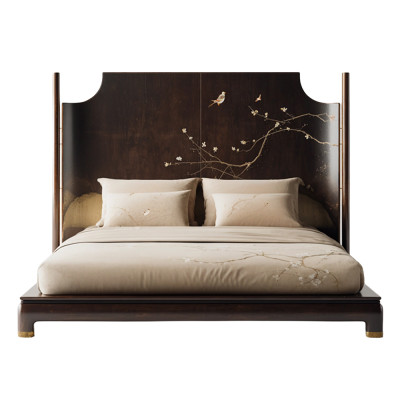 Премиальная Кровать Japanese Cranes Bed