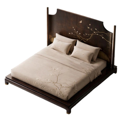 Премиальная Кровать Japanese Cranes Bed