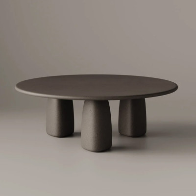 Круглый журнальный стол Stone Dolmen Table на 3 ножках