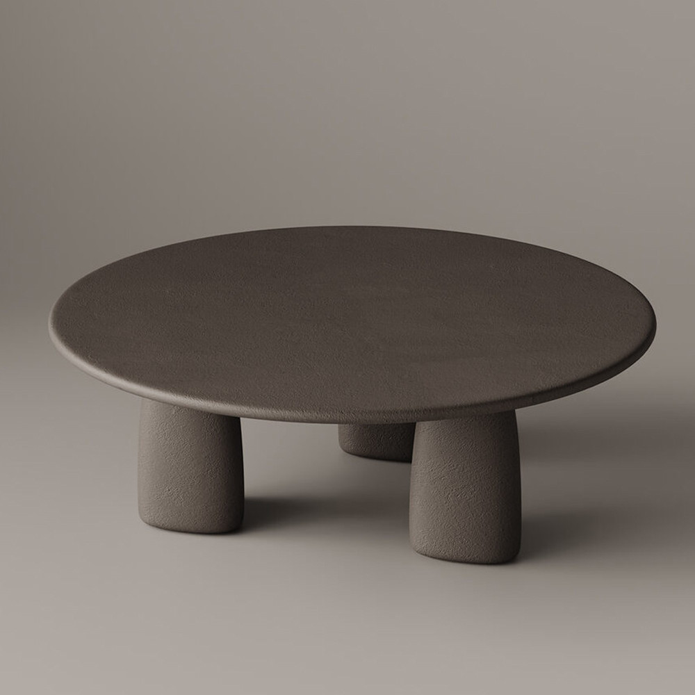 Круглый журнальный стол Stone Dolmen Table на 3 ножках