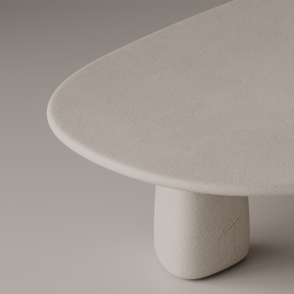 Овальный журнальный стол  Stone Dolmen Table на 3 ножках