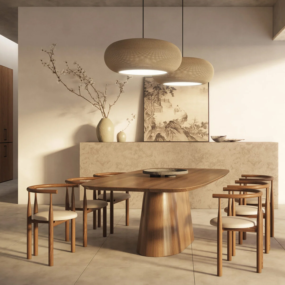 Стол обеденный Complex Conical Table Дуб