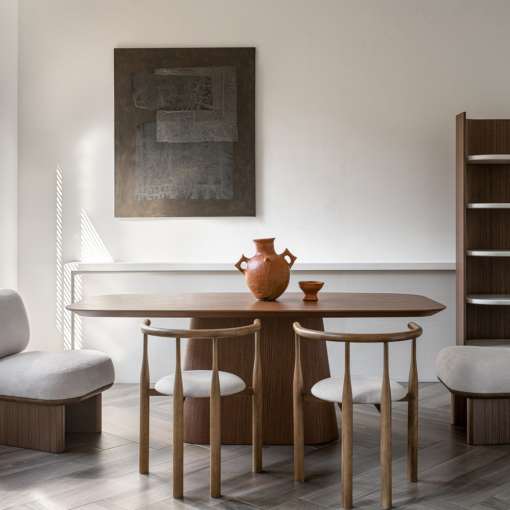 Стол обеденный Complex Conical Table Дуб