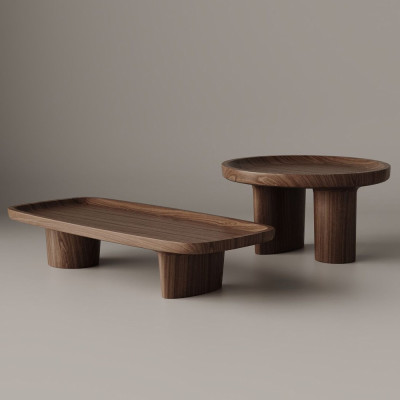 Журнальные столы Table Sturdy Base Орех