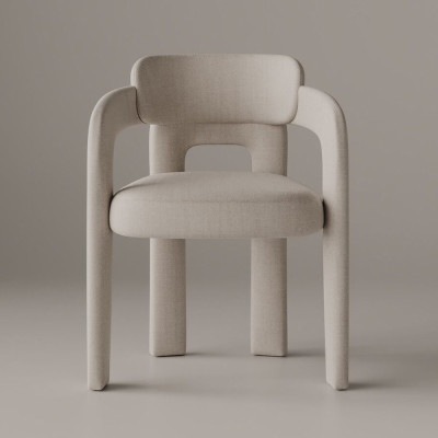 Стул мягкий Chair Unusual Smooth Lines
