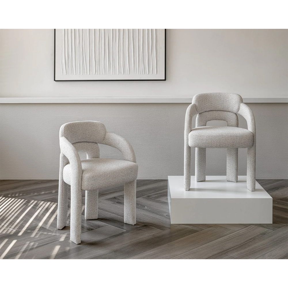 Стул мягкий Chair Unusual Smooth Lines