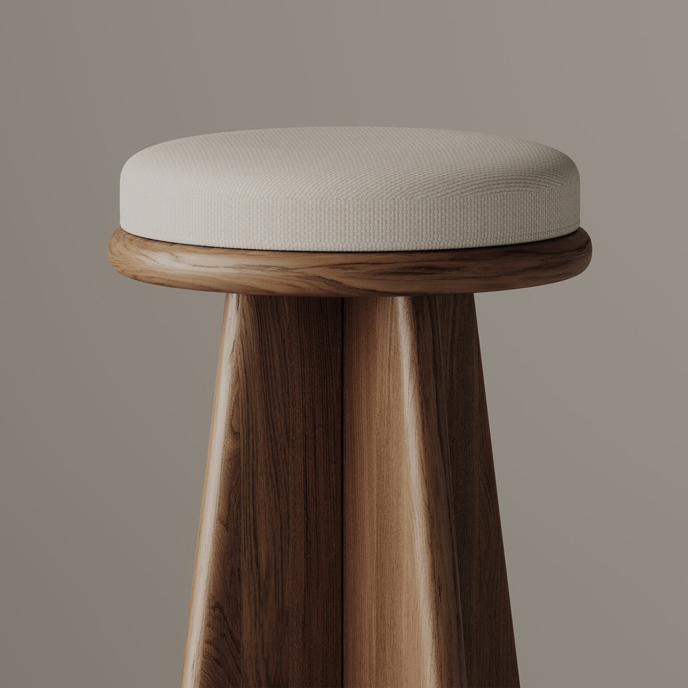 Стул полубарный Complex Conical Chair