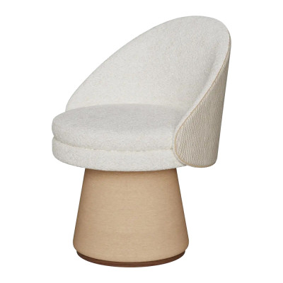 Стул Dining Chair белое букле