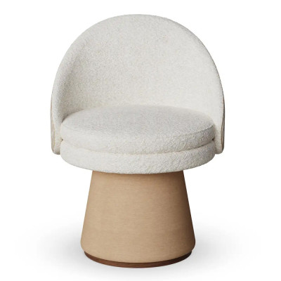 Стул Dining Chair белое букле