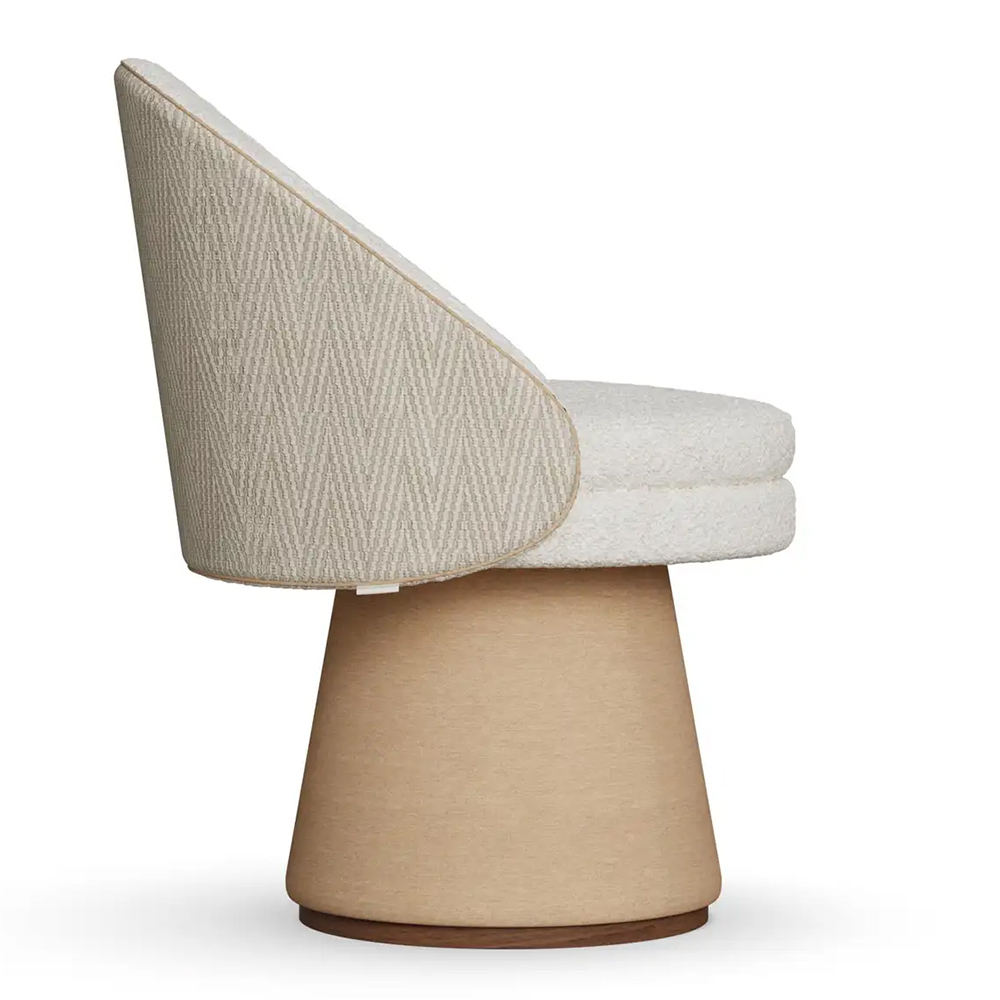 Стул Dining Chair белое букле