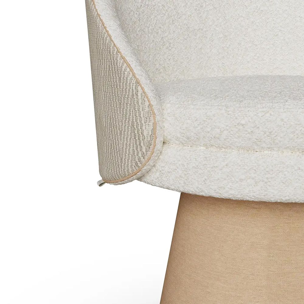Стул Dining Chair белое букле