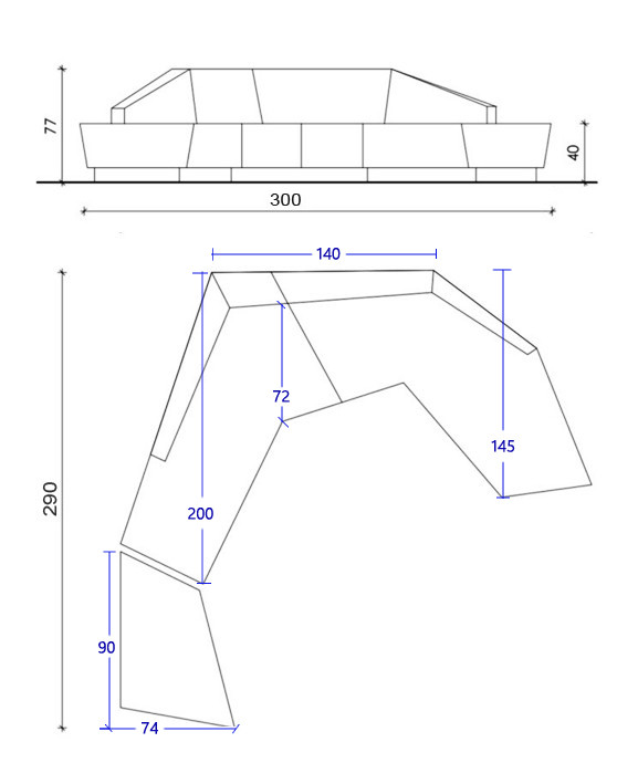 Диван Anaktae ADRASTUS SOFA