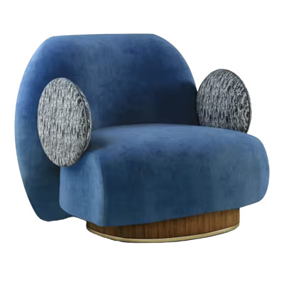 Дизайнерское Кресло Jazz Chair Chair Blue