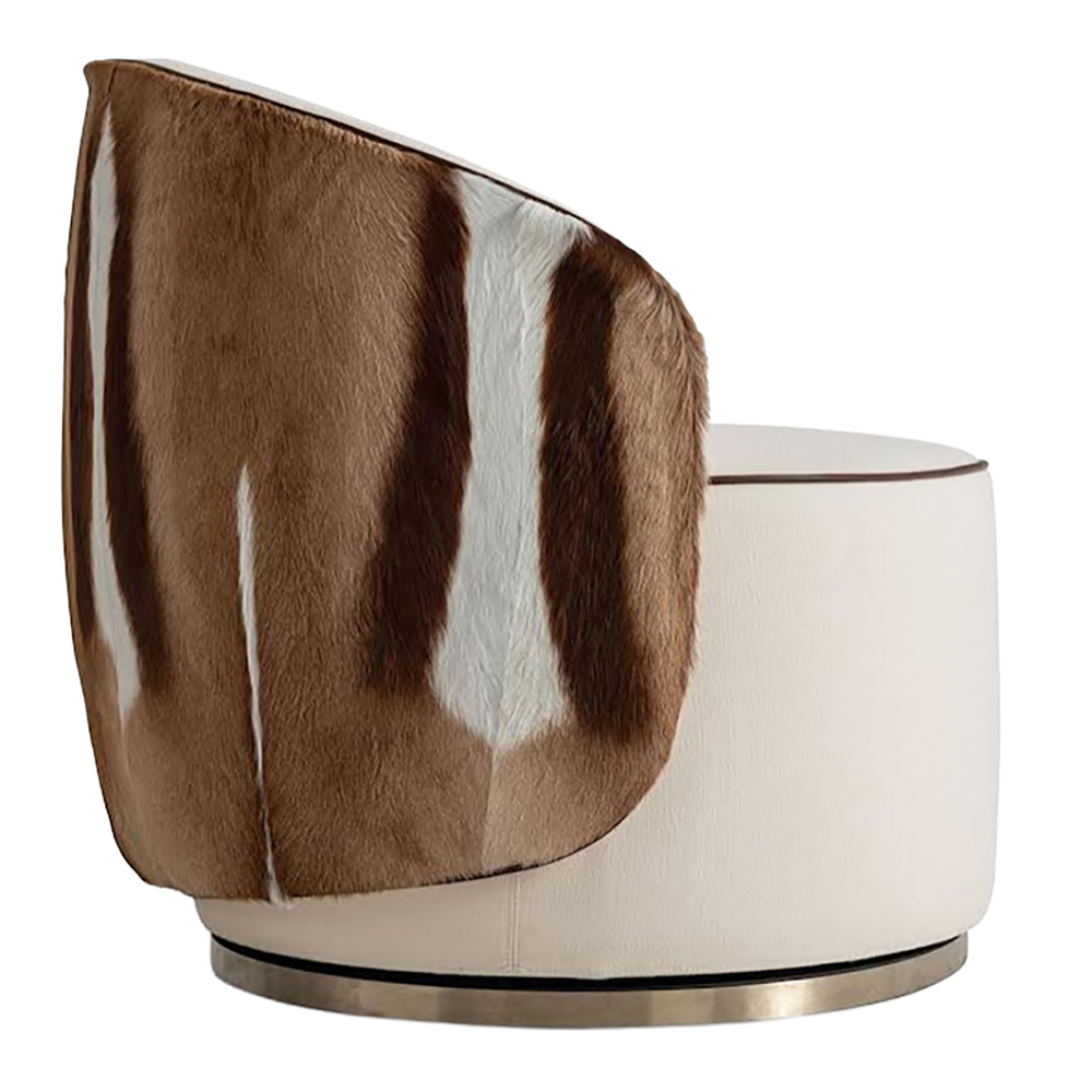 Кресло Roe deer Springbok Chair натуральный мех