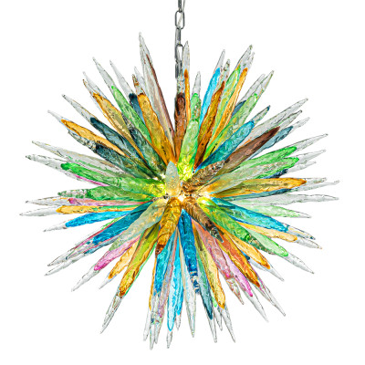Sputnik Murano Blown Glass Chandelier Multi-Colors