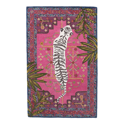 Ковер Бенгальский Тигр Bengal Tiger Heritage Розовый орнамент